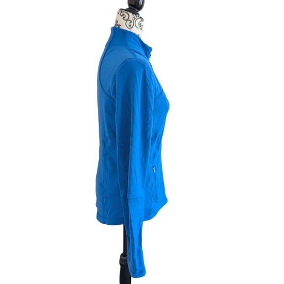 Lululemon Forme Jacket *Brushed Beaming Blue Rel: 11/2012 Thumbholes Women's 8 - Picture 5 of 14